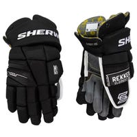 SherWood Rekker Element 1 Senior Hockey Gloves in Black Size 13in