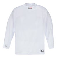 "Gamewear 5500 Prolite Adult Practice Hockey Jersey in White Size Medium"