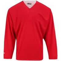 Gamewear 7500 Prolite Adult Reversible Hockey Jersey in Red/White Size Large