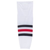 "Stadium Chicago Blackhawks Mesh Hockey Socks in White (Chi 5) Size Senior"