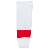 "Stadium Detroit Red Wings Mesh Hockey Socks in White (Det 2) Size Intermediate"