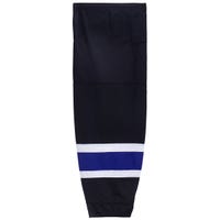 "Monkeysports Los Angeles Kings Mesh Hockey Socks in Black/Purple Size Intermediate"