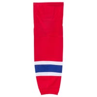 "Stadium Montreal Canadiens Mesh Hockey Socks in Red/Blue (MTL 1) Size Intermediate"