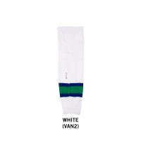 "Stadium Vancouver Canucks Mesh Hockey Socks in White (VAN 2) Size Intermediate"
