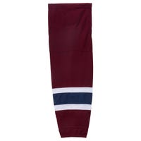 "Stadium Colorado Avalanche Junior Hockey Socks in Red (COL 3) Size Youth"