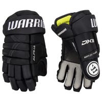Warrior Alpha DX3 Junior Hockey Gloves | Nylon in Black Size 10in