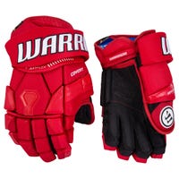 Warrior Covert QRE 10 Senior Hockey Gloves in Red Size 15in