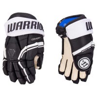 Warrior Covert QRE 20 Pro Junior Hockey Gloves in Black/White Size 10in
