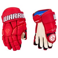 Warrior Covert QRE 20 Pro Junior Hockey Gloves in Red Size 10in