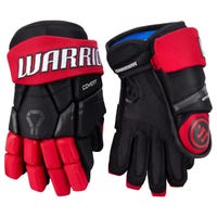 Warrior Covert QRE 30 Junior Hockey Gloves in Black/Red Size 10in