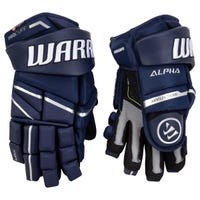 Warrior Alpha LX Pro Senior Hockey Gloves in Navy Size 15in