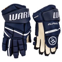 Warrior Alpha LX 20 Junior Hockey Gloves in Navy Size 11in