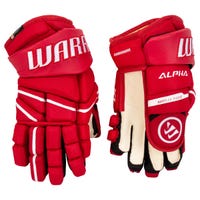 Warrior Alpha LX 20 Junior Hockey Gloves in Red Size 11in