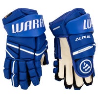 Warrior Alpha LX 20 Junior Hockey Gloves in Royal Size 11in