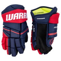 Warrior Alpha LX 30 Senior Hockey Gloves in Navy/Red Size 13in