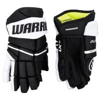 Warrior Alpha LX 30 Junior Hockey Gloves in Black/White Size 10in