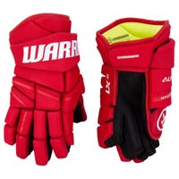 Warrior Alpha LX 30 Junior Hockey Gloves in Red Size 10in