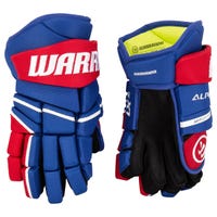 Warrior Alpha LX 30 Junior Hockey Gloves in Royal/Red/White Size 10in