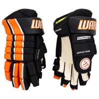 Warrior Alpha FR Pro Senior Hockey Gloves in Black/Orange Size 15in