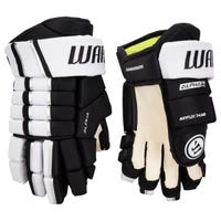 Warrior Alpha FR Pro Senior Hockey Gloves in Black/White Size 13in