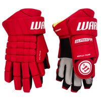 Warrior Alpha FR Junior Hockey Gloves in Red Size 10in