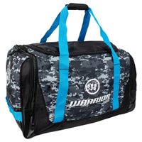 "Warrior Q20 . Wheeled Hockey Equipment Bag in Camo/Blue Size 32in"