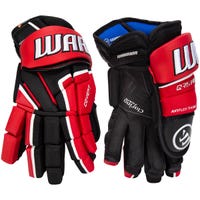 Warrior Covert QR5 Pro Senior Hockey Gloves in Black/Red/White Size 13in