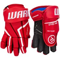 Warrior Covert QR5 Pro Youth Hockey Gloves in Red Size 8in