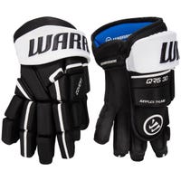 Warrior Covert QR5 30 Senior Hockey Gloves in Black/White Size 14in