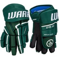 Warrior Covert QR5 30 Senior Hockey Gloves in Forest Green Size 13in