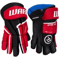 Warrior Covert QR5 40 Junior Hockey Gloves in Black/Red/White Size 11in