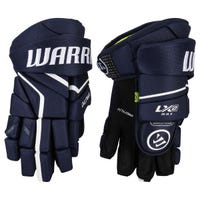 Warrior LX2 Max Senior Hockey Gloves in Navy Size 13in