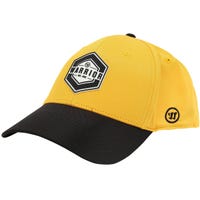 "Warrior Corpo Flex Hat in Black/Sport Gold Size Small/Medium"