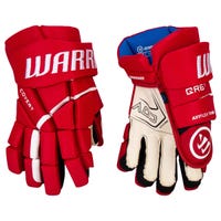 Warrior Covert QR6 Team Junior Hockey Gloves in Red Size 10in