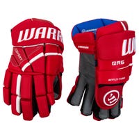 Warrior Covert QR6 Senior Hockey Gloves in Red Size 15in