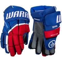 Warrior Covert QR6 Senior Hockey Gloves in Royal/Red/White Size 13in
