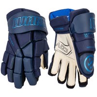 Warrior Covert QR6 Team SE Junior Hockey Gloves in Navy Size 10in