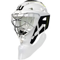 "Winnwell Street Premium Goalie Mask in White/Black"