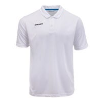 "Bauer Core Training Youth Short Sleeve Polo Shirt in White Size X-Small"