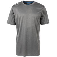 "Bauer Team Tech Poly Youth Short Sleeve T-Shirt in Heather Grey Size Small"
