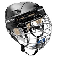 Bauer 4500 Hockey Helmet Combo w/Profile II Facemask in Black