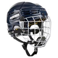 Bauer Re-Akt 100 Youth Hockey Helmet Combo in Navy