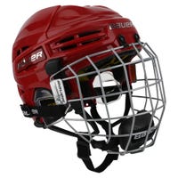 Bauer Re-Akt 100 Youth Hockey Helmet Combo in Red