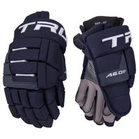 True A6.0 SBP Junior Hockey Gloves in Navy Size 11in