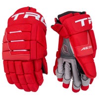 True A6.0 SBP Senior Hockey Gloves in Red Size 14in