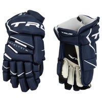 True Catalyst 5X Senior Hockey Gloves in Navy Size 13in