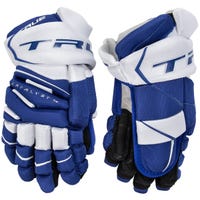 True Catalyst 7X Senior Hockey Gloves in Royal White Size 13in