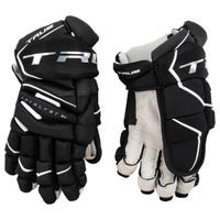 True Catalyst 9X Junior Hockey Gloves in Black Size 10in