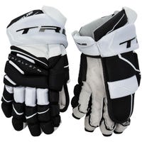 True Catalyst 9X Senior Hockey Gloves in Black/White Size 14in