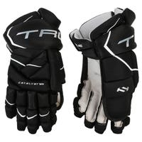 True Catalyst 7X3 Senior Hockey Gloves in Black Size 13in